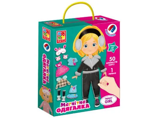 Магнитная одевалка Trendy girl, VT3702-23
