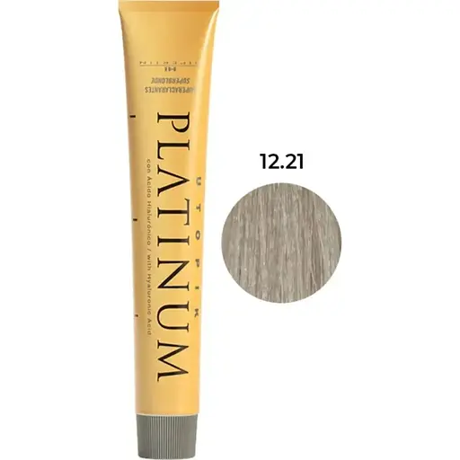 Фарба для волосся Hipertin Utopik Platinum 12.21 супер-блонд перламутрово-попелястий інтенсивний 60 мл