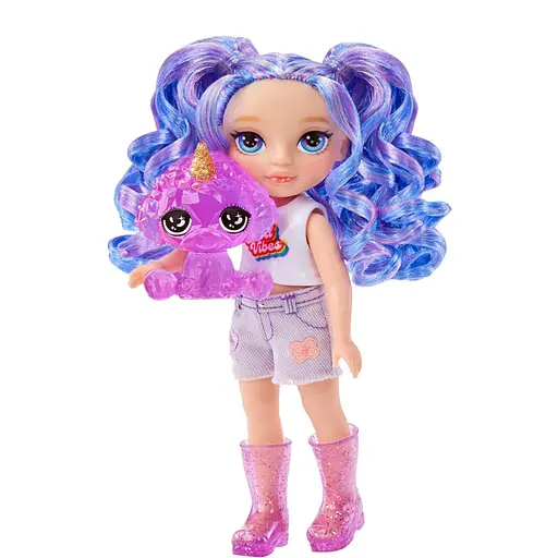 Игровой набор с куклой Аметиста Rainbow High 531234 серии Littles с аксессуарами - фото 3