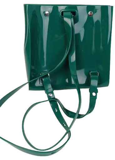 Женская каучуковая сумка-рюкзак трансформер Zaxy Closer Bag зеленая sum0028700 - фото 6