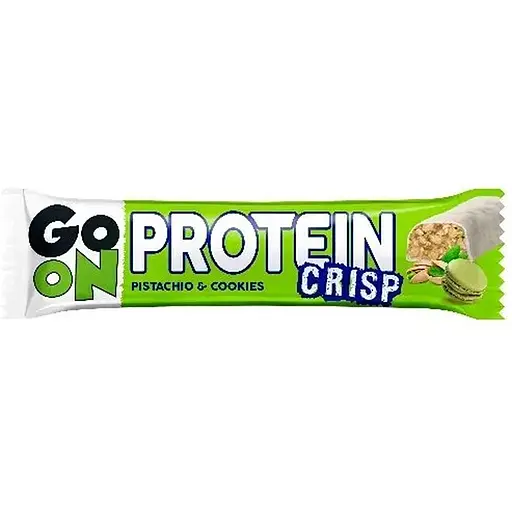 Батончик Go On Nutrition Protein Crisp Bar, 45 грамм - Фисташковое печенье - фото 1