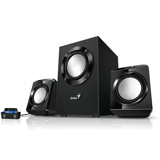 Акустическая система Genius 2.1 SW-2.1 300 II Black (31730053401) - фото 2