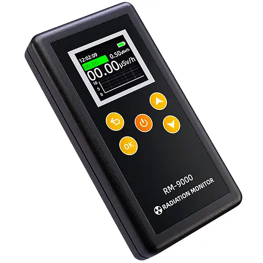Дозиметр радиации RM-9000 портативный бытовой, карманный счетчик Гейгера радиометр радиации - фото 3