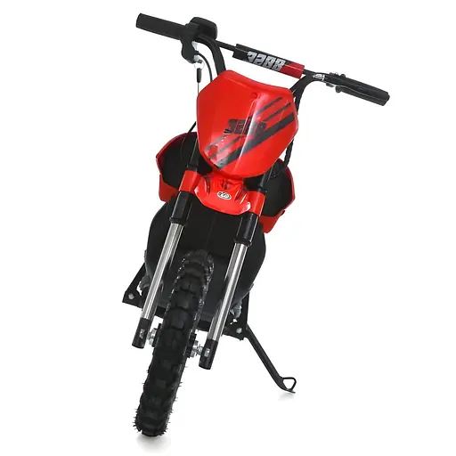 Електромобіль дитячий Bambi Мотоцикл кросовий M 6076AL-3 300W на амортизаторах з надувними колесами Червоний - фото 5