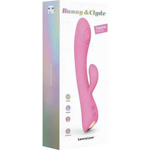 Вібратор-кролик Love To Love Bunny Clyde 22.5 см рожевий