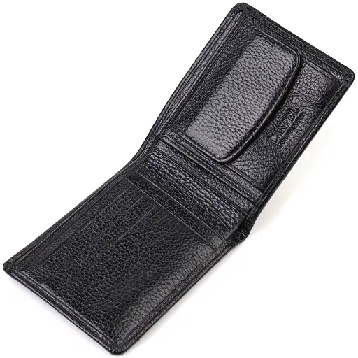 Мужской кожаный кошелек Canpellini 11.5х9х1 см acs0025632 - фото 4