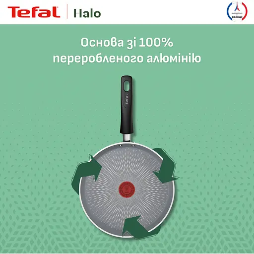 Сковорода для блинов Tefal Halo 25 см серая (C3123853) - фото 5