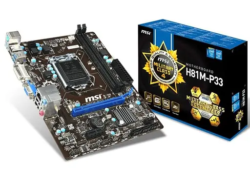 Материнська плата MSI H81M-E33 (H81M-E33) (Socket 1150, Intel H81, Micro-ATX) Б/в - фото 5