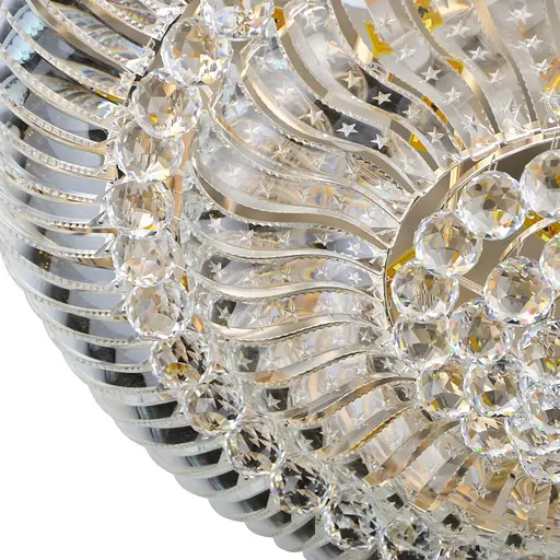 Люстра Brille торт стельова з підсвічуванням LED E14 40W Glass (BCL-603C/9) - фото 3