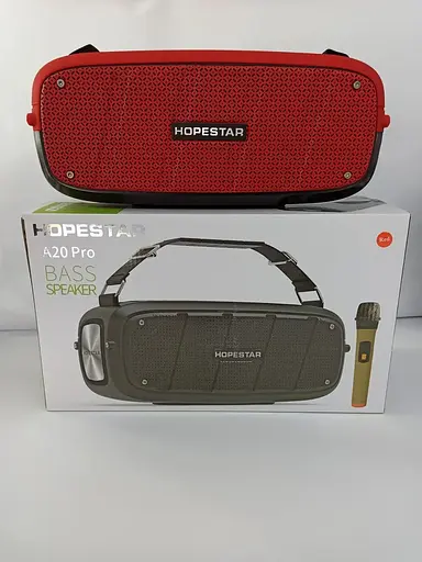 Ролонка Bluetooth Hopestar A20 55W беспроводная акустика портативная красная - фото 8