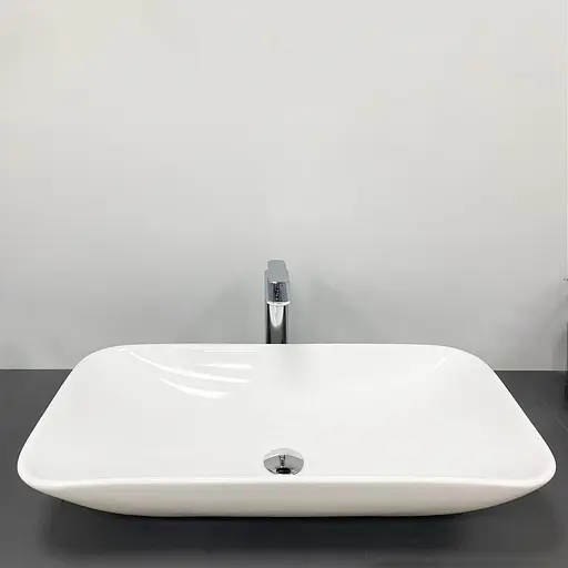 Умивальник VBI Pineto white накладний VBI-012607, Білий - фото 5