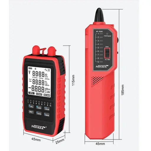 Кабельний тестер Noyafa NF-908S для RJ45 багатофункціональний FC ST SC (18888) - фото 6