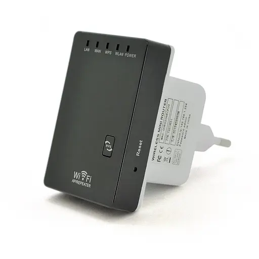 Підсилювач WiFi сигналу з вбудованою антеною LV-WR02, живлення 220V, 300Mbps, IEEE 802.11b / g / n, 2.4GHz, BOX