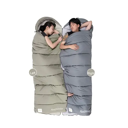 Спальний мішок з капюшоном Naturehike M300 CNK2350WS023 правий (Сірий) - фото 6