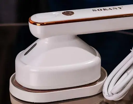 Дорожня міні праска Sokany SK-3071W відпарювач для прасування відпарювання одягу 1200 Вт Білий - фото 3