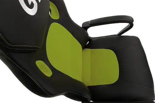 Геймерское кресло GT Racer черное с зеленым (X-2640 Black/Green) - фото 9
