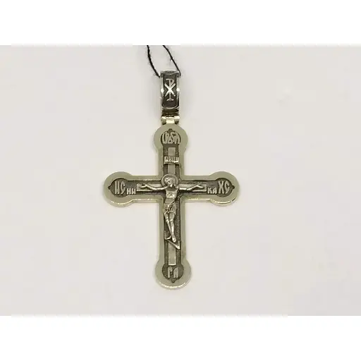 Золотий хрестик Харківська ювелірна фабрика. Розп'яття Христа. 11534-ЧБЕЛ - фото 3