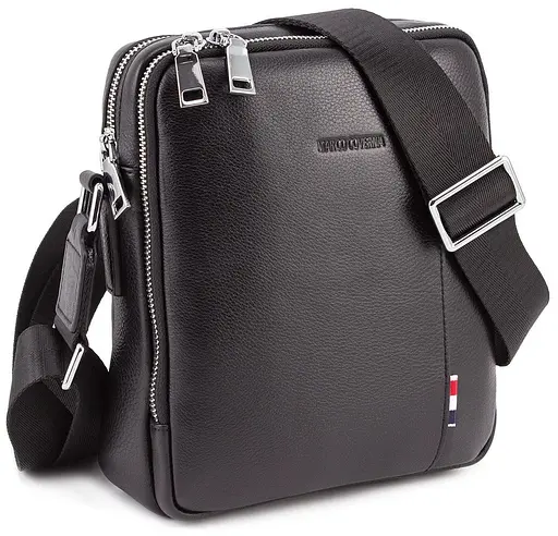 Чоловіча шкіряна сумка месенджер Marco Coverna 24х20х7 см sum0022242 - фото 1
