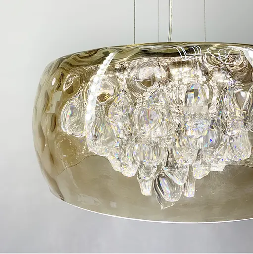 Дизайнерська люстра з краплями Line.F 0822 L - фото 7