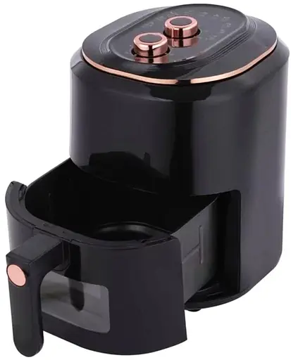 Аэрофритюрница электрическая безмасляная Rainberg RB-2242 7.5 л 3800 Вт Черный - фото 3