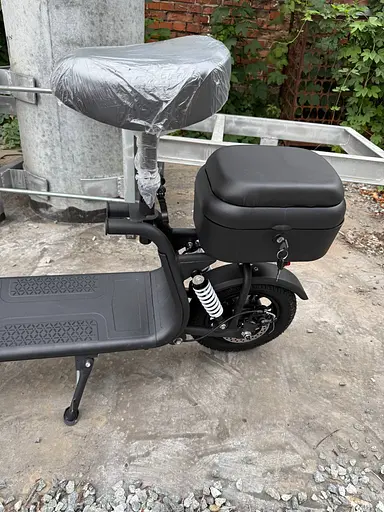 Электросамокат EVOBIKE Zen U12 MAX черный | 800W 23 Ah |  электросамокат с тремя фарами, корзинкой и кофрой (модель 2025 года) - фото 10