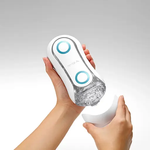 Мастурбатор Tenga Flip Orb Blue Rush голубой - фото 7