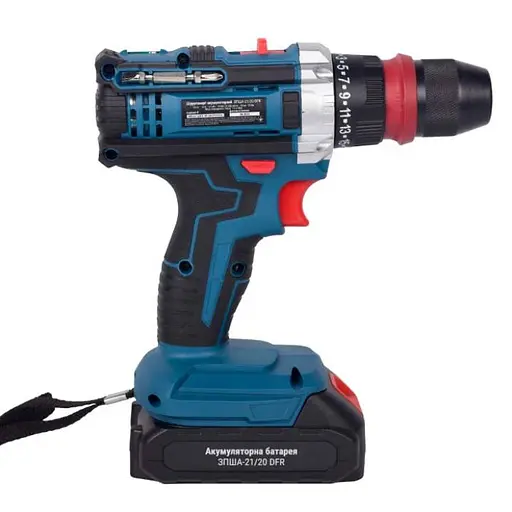 Шурупокрут-дриль акумуляторний Zenit Профі ЗПША-21/20 DFR 21В 2х2 А/год 25 Нм 350 1500 об/хв 1.2 кг - фото 3