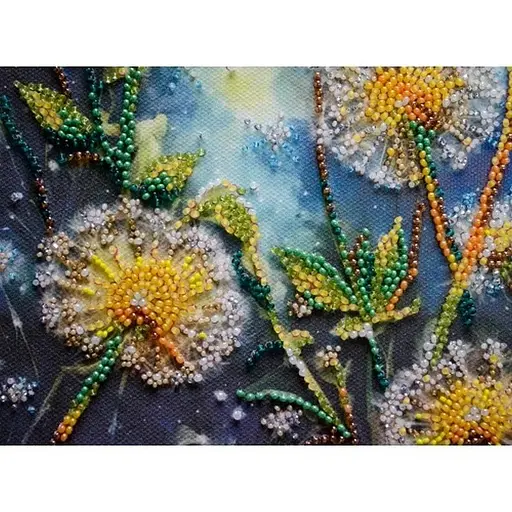 Набір для вишивання бісером "Подаруй вітру свою мрію" AB-931 на натуральному холсті - фото 4