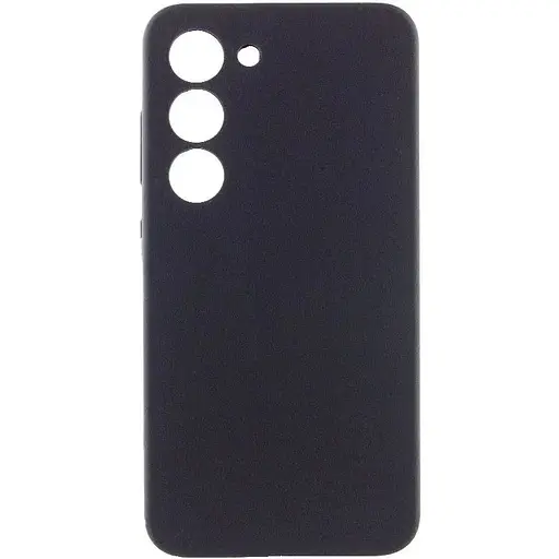 Чехол Lakshmi Silicone Cover Full Camera (AAA) для Samsung Galaxy S22 Черный / Black