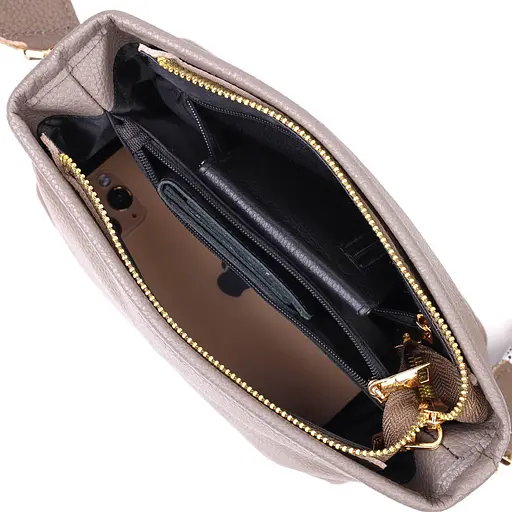 Сумка кожаная женская Vintage 21х14х10 см sum0022698 - фото 4