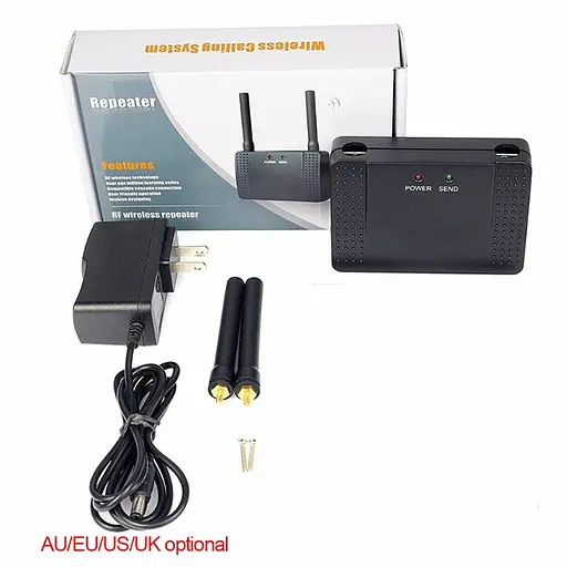 Универсальный усилитель беспроводного сигнала, ретранслятор, репитер на 433 МГц Retekess F4408A, для систем вызова официанта (100534) - фото 6