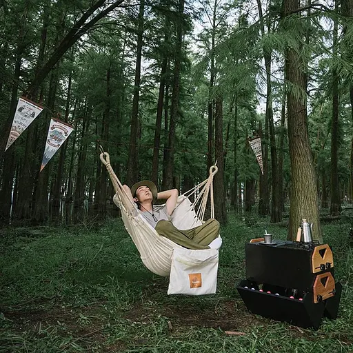 Підвісне туристичне крісло Naturehike NH22DC003 (Бежеве) - фото 5