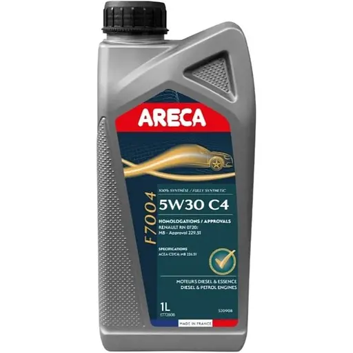 Моторна олива Areca F7004 5W-30 C4, 1 л 