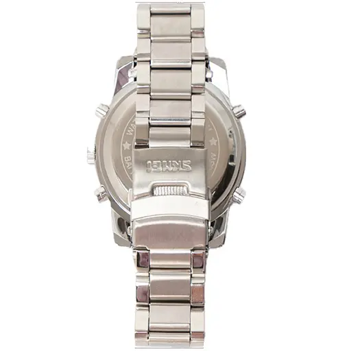 Наручний годинник чоловічий Skmei 1389 Silver - Black, 1389SIBK (12322) - фото 4