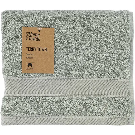 Рушник махровий Ardesto SuperSoft 50х90 см 100% бавовна зелений (ART2250SS)  - фото 1