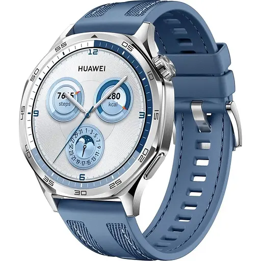 Smart Watch Huawei GT 5 46mm (VLI-B19) Blue (Woven Strap) UA - фото 3