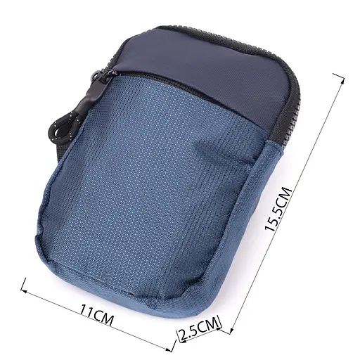 Слинг сумка мужская для путешествий из качественного текстиля Vintage 11х15,5х2,5 см sum0027012 - фото 3