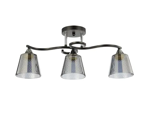 Люстра декоративная INTEREES V 6089-3 BK+CR