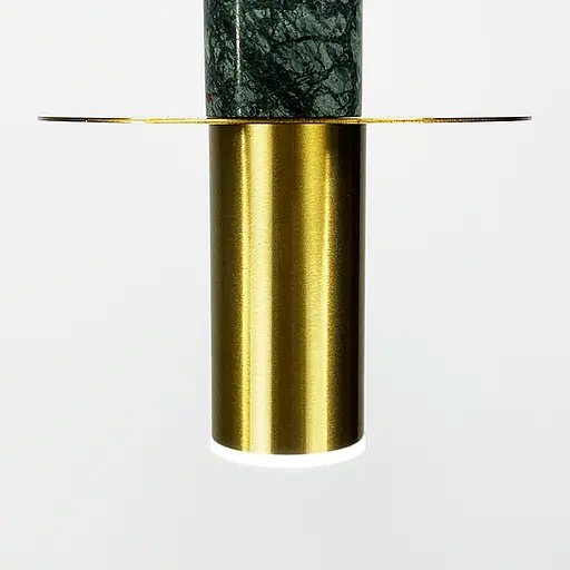 Підвіс Aurea із зеленим мармуровим плафоном в стилі Ар-деко Line.F SC 3/1 GR - фото 4