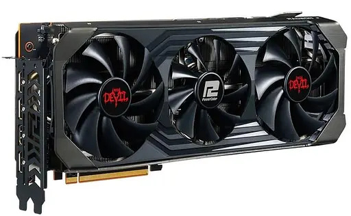 Видеокарта PowerColor AMD Radeon RX 6700 XT 12Gb Red Devil (AXRX 6700XT 12GBD6-3DHE/OC) (GDDR6, 192 bit, PCI-E v4.0) Б/у - фото 2