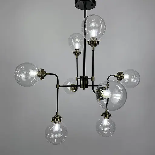 Потолочная люстра на 8 плафонов в стиле Loft Line.F MJ 79/8 - фото 4