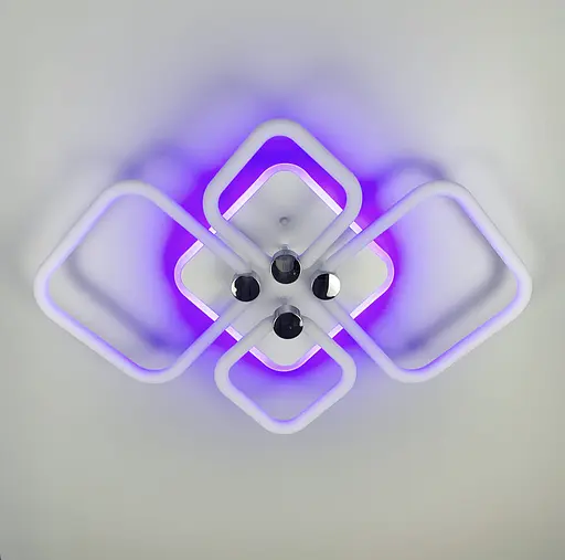 Світильник з LED кільцями, що розсіює світло на 360° Line.F A 2837/2+2 RGB LED - фото 7