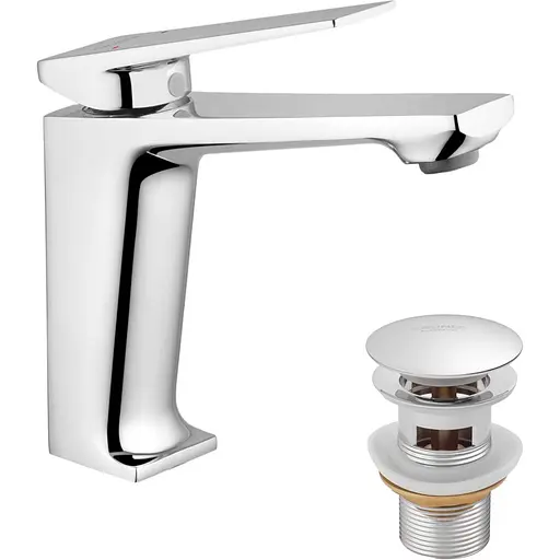 Смеситель для раковины Kroner KRP Ersel - C0111BV с донным клапаном (CV035468) - фото 1