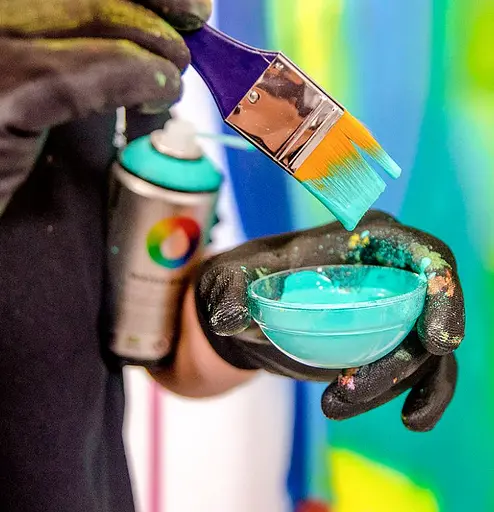 Аэрозольная краска MTN WB-209 300 мл Azo Orange Deep, EX019W0209M - фото 5