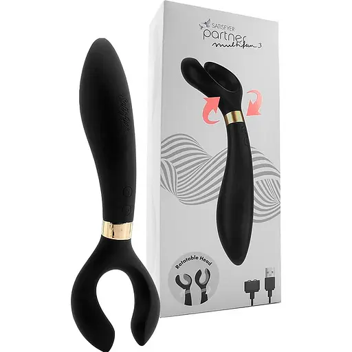 Вибратор для пар Satisfyer Partner Multifun 3 Black SO3108 (95335)