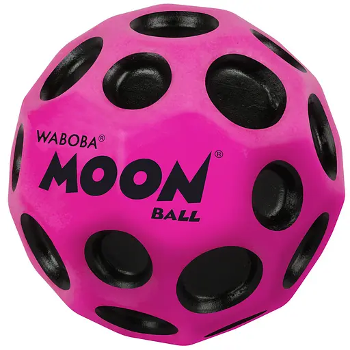 Мяч Waboba Moon 6.5 см розово-черный (2986096053015) - фото 1