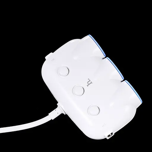 Автомобильное зарядное тройник - разветвитель HOCO C1 3-в-1 - 3*Sockets + 2*USB - фото 2