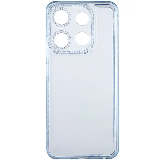 Чехол Epik TPU Starfall Clear для Tecno Pop 7 Голубой - фото 2