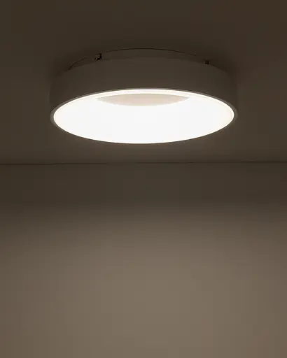 Потолочный светильник Nowodvorski 11200 Nikki Round LED 1x32W 3000K 2700Lm IP20 белый - фото 2