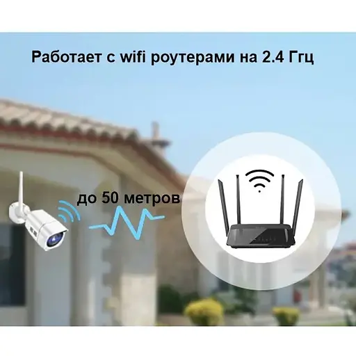 WIFI камера видеонаблюдения Zlink Q57 беспроводная уличная 2 Мп - фото 6